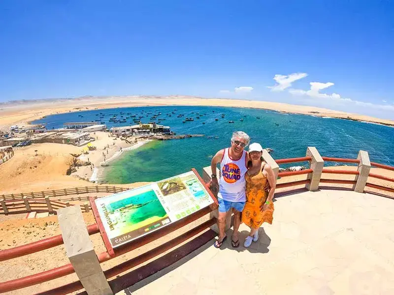 Full Day Playa La Mina Yakupark Paracas con vista panorámica de Lagunillas en la Reserva Nacional de Paracas